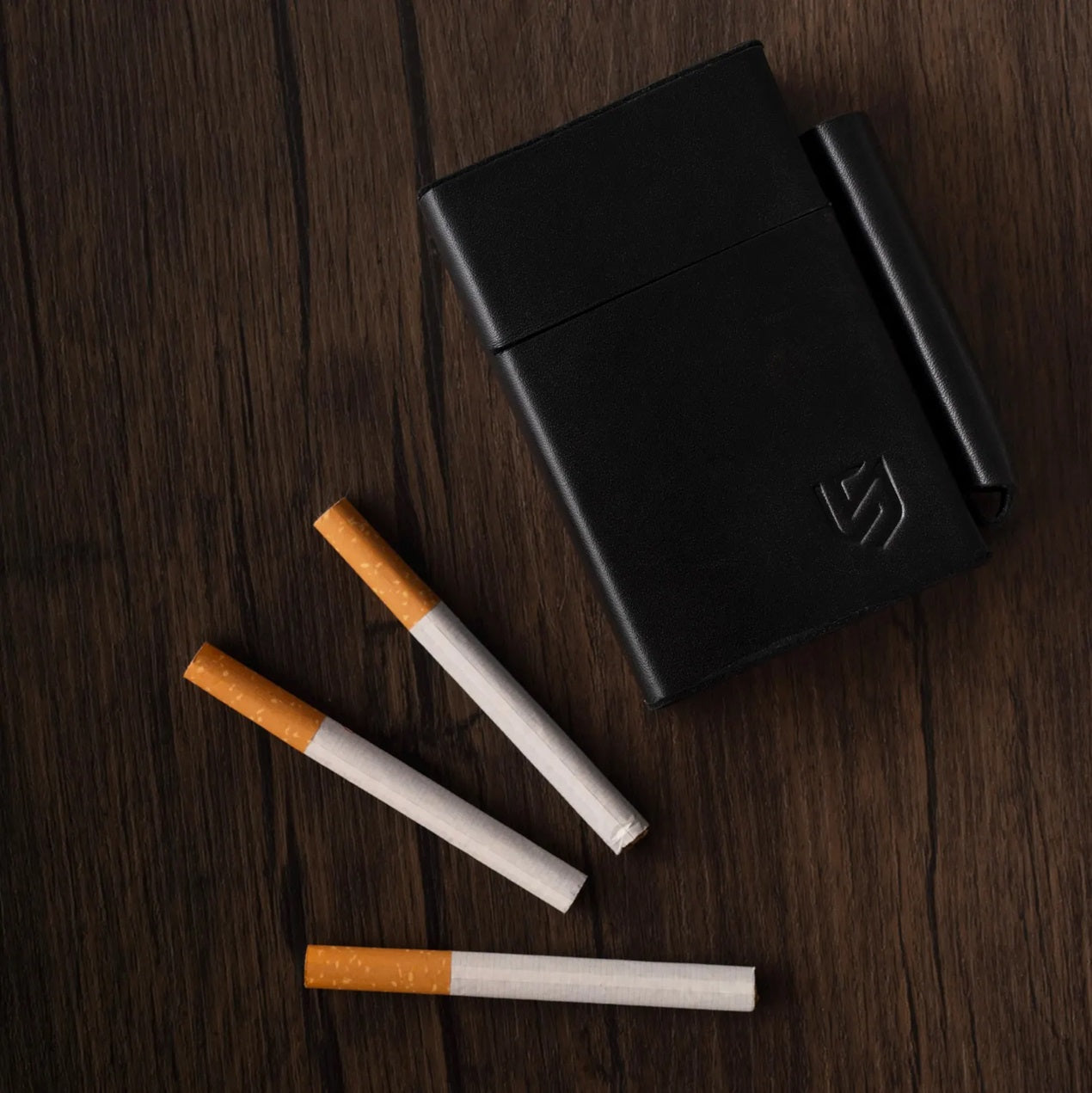 Leather Cigarette Case, Cigarette Box, Cigarette Holder