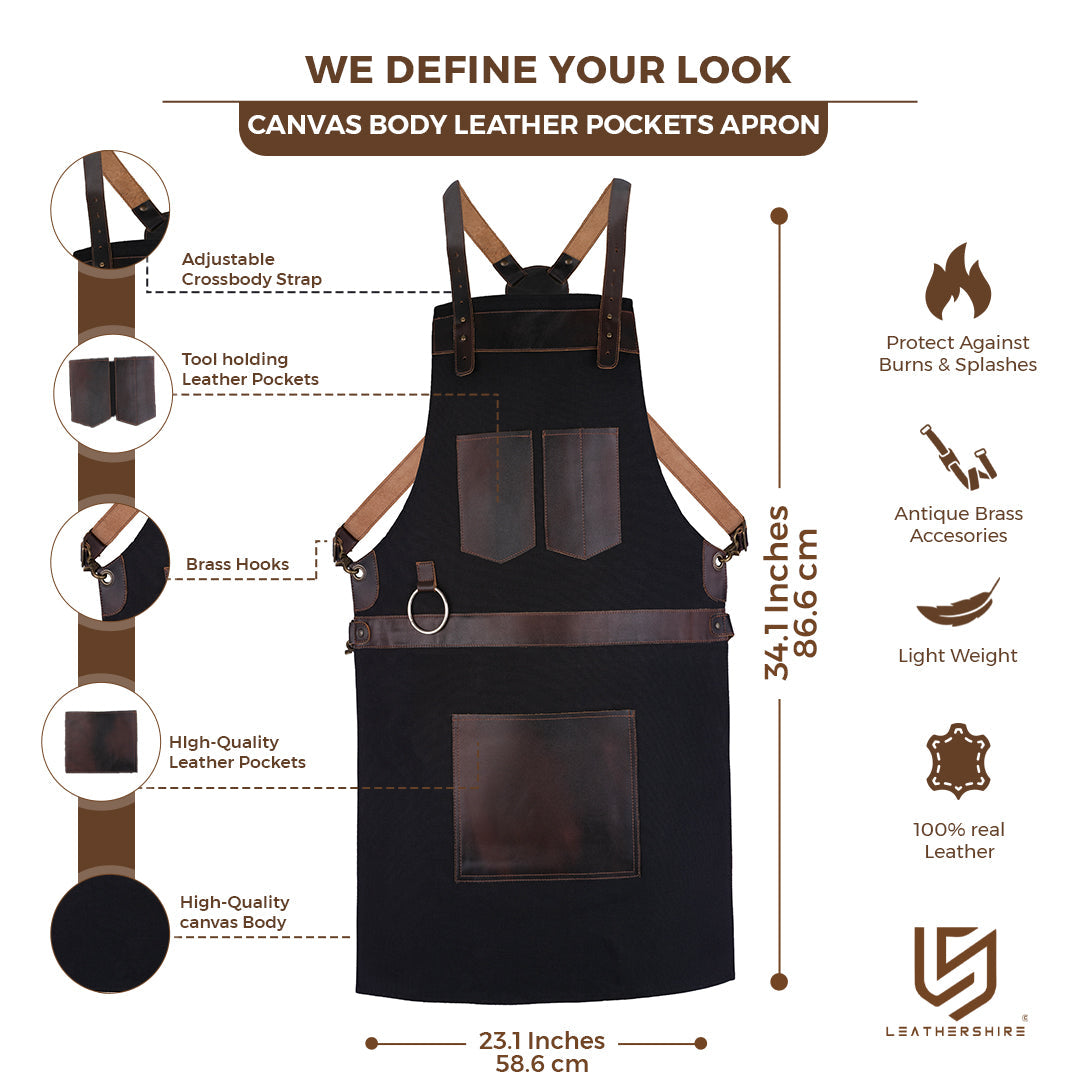 The Cornwall Canvas Crossbody Apron