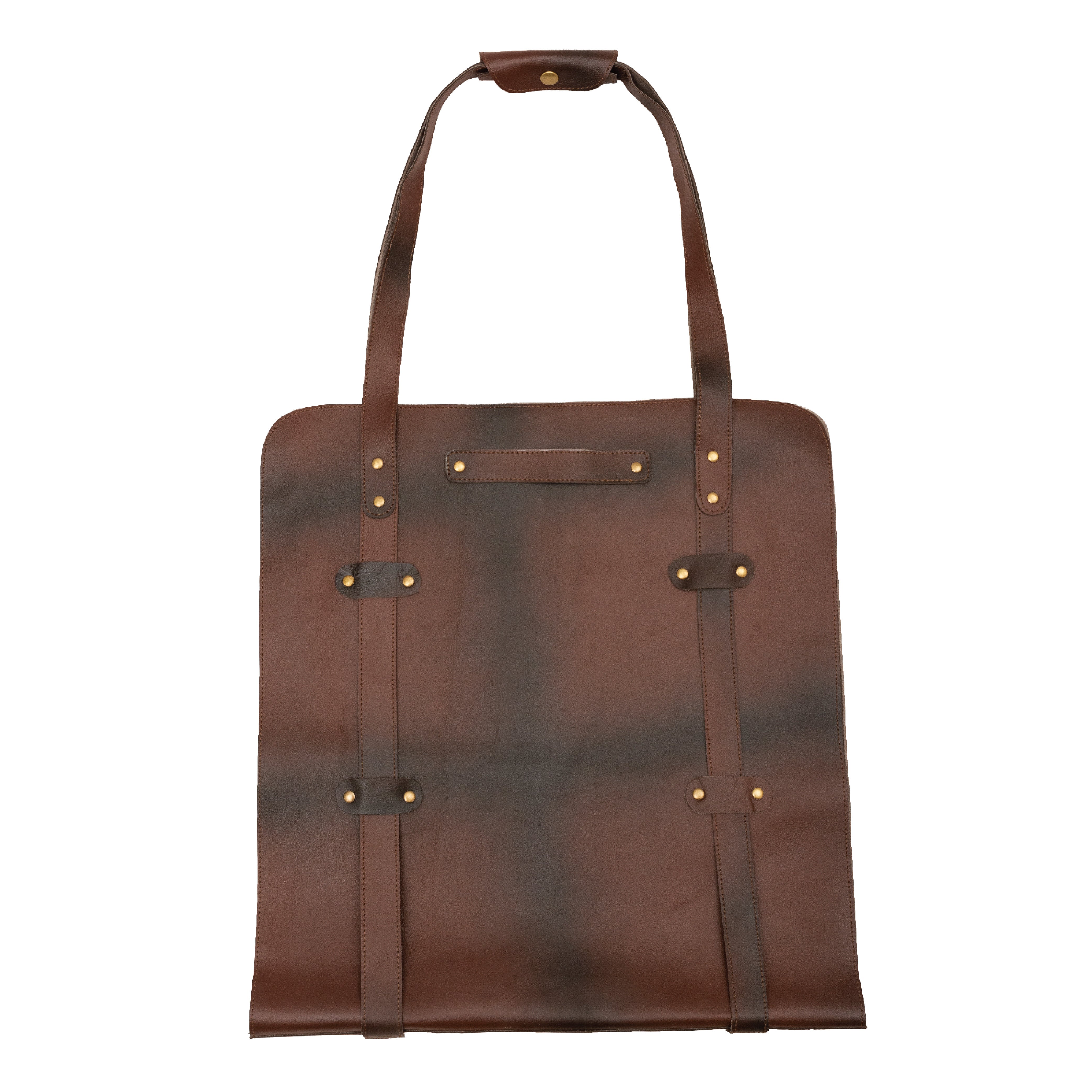 The Isle of Weight Leather Firewood Carrier