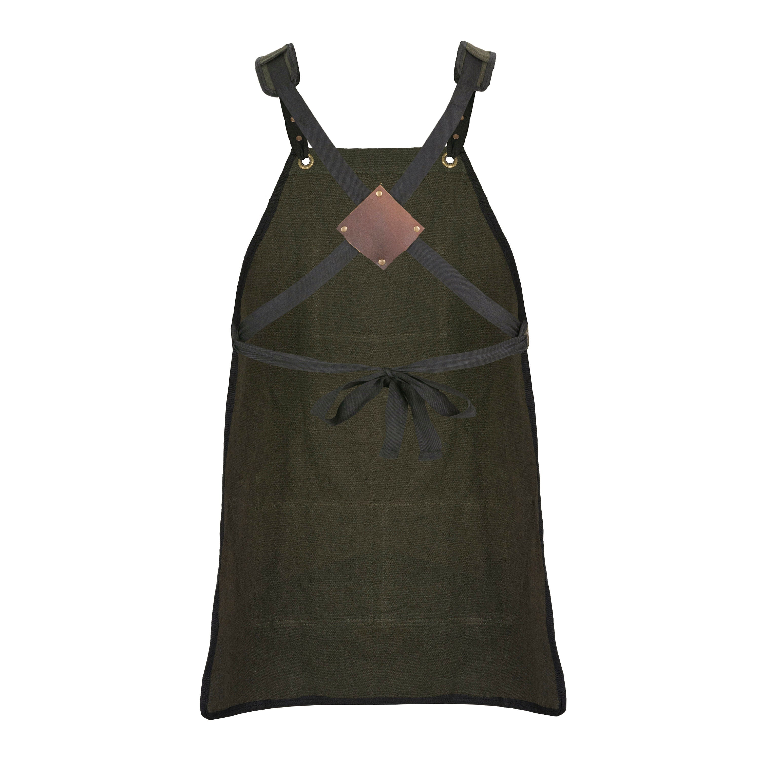 The South Carolina Olive Green Canvas Apron