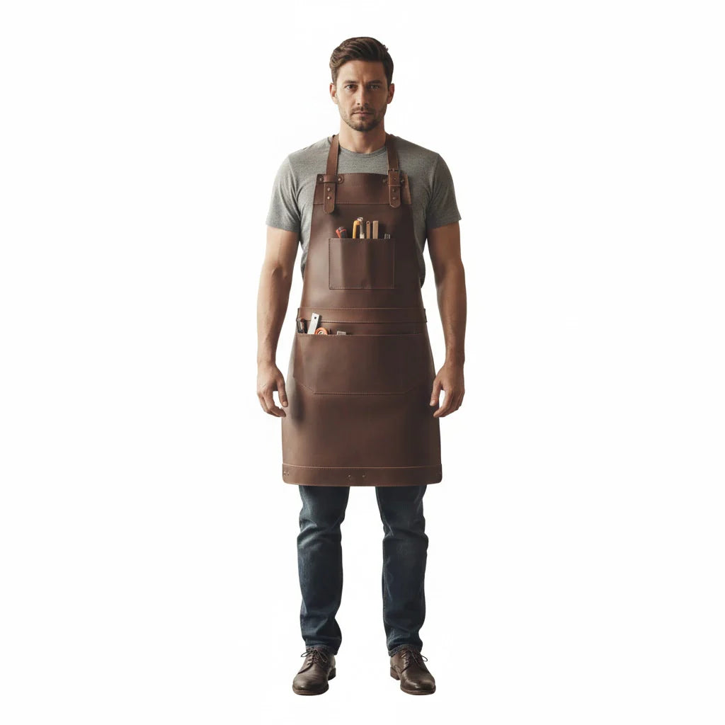 The Devon Full Grain Leather Apron