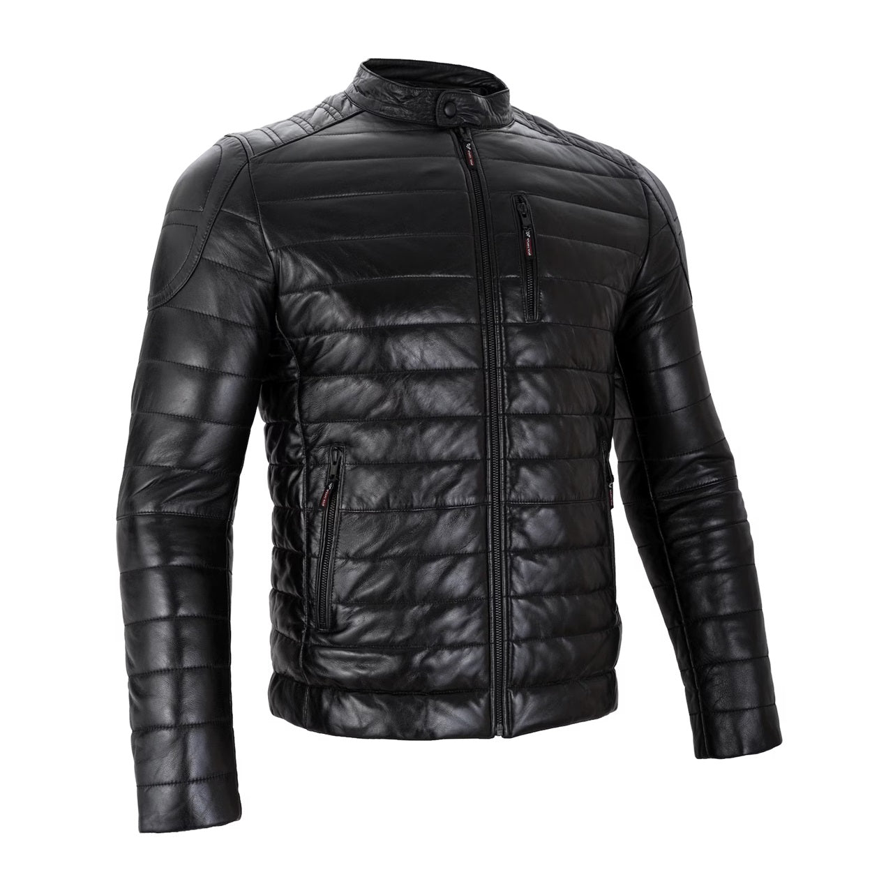Premium Warm & Stylish Luxury Puffer Sheep Skin Leather Jacket