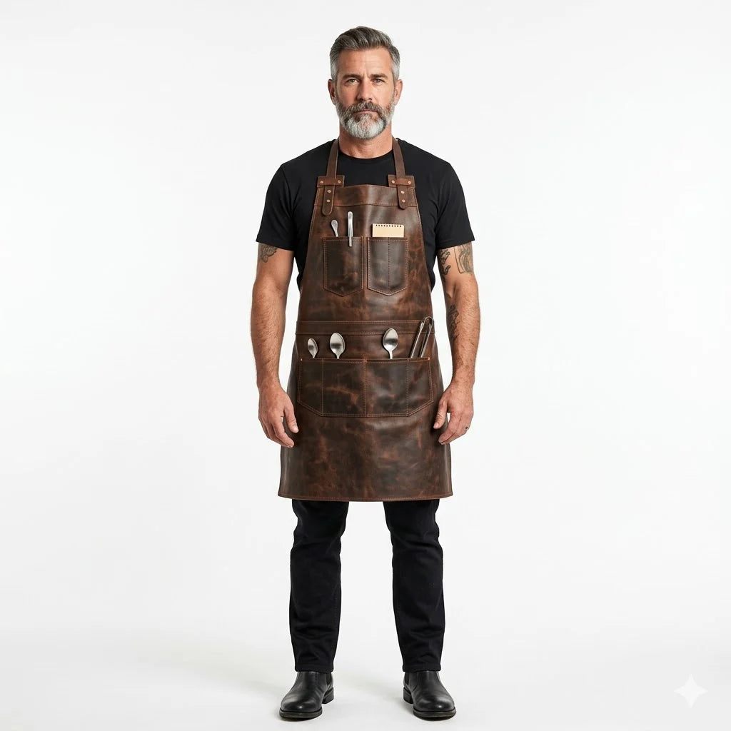 The Kentucky Full Grain Leather Apron