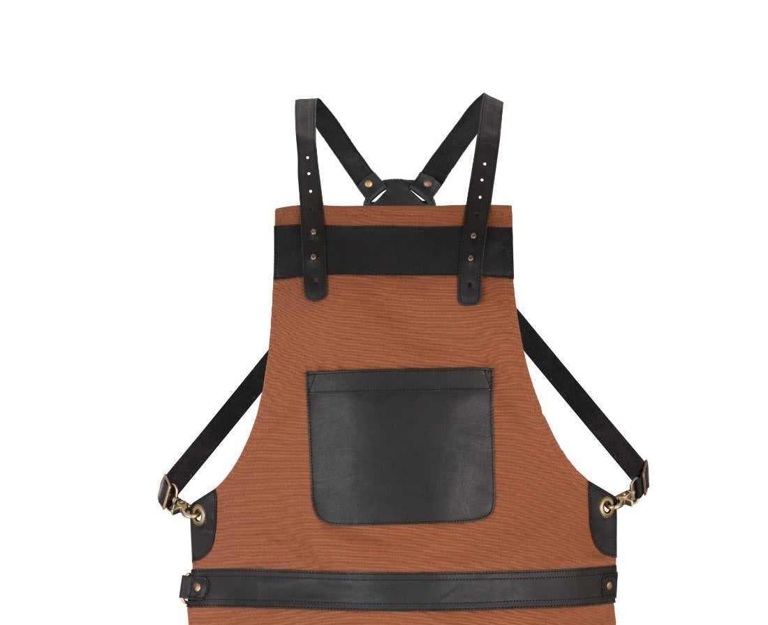 The Louisiana Canvas Crossbody BBQ Apron