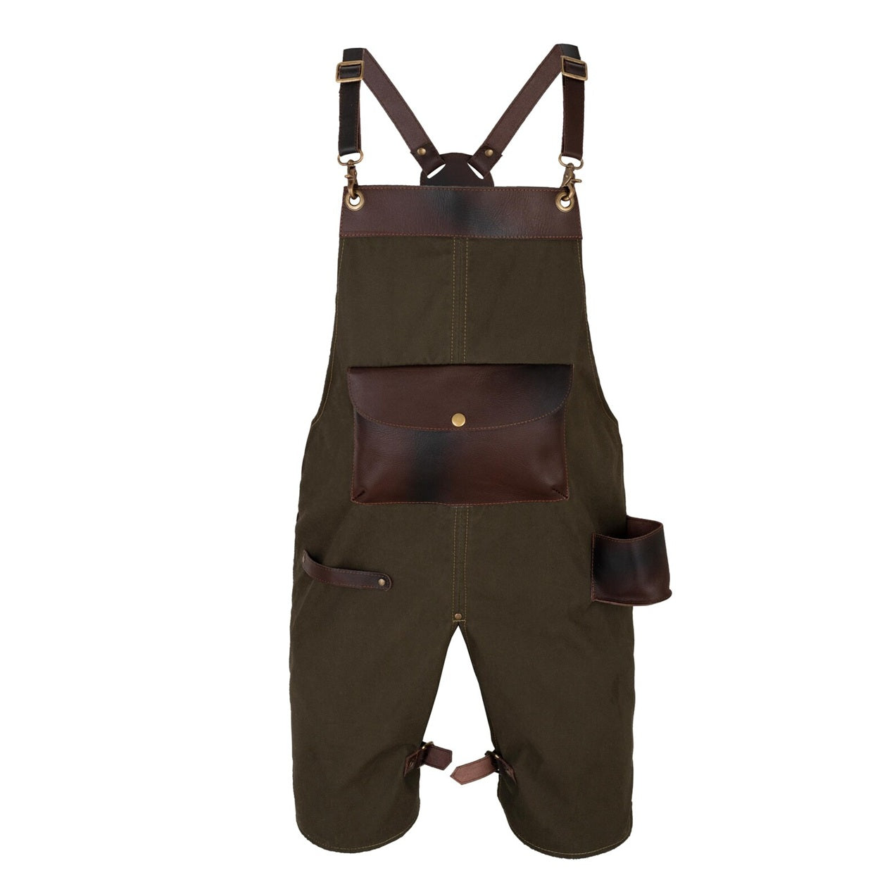 The Oregon Green Split Leg Canvas Apron