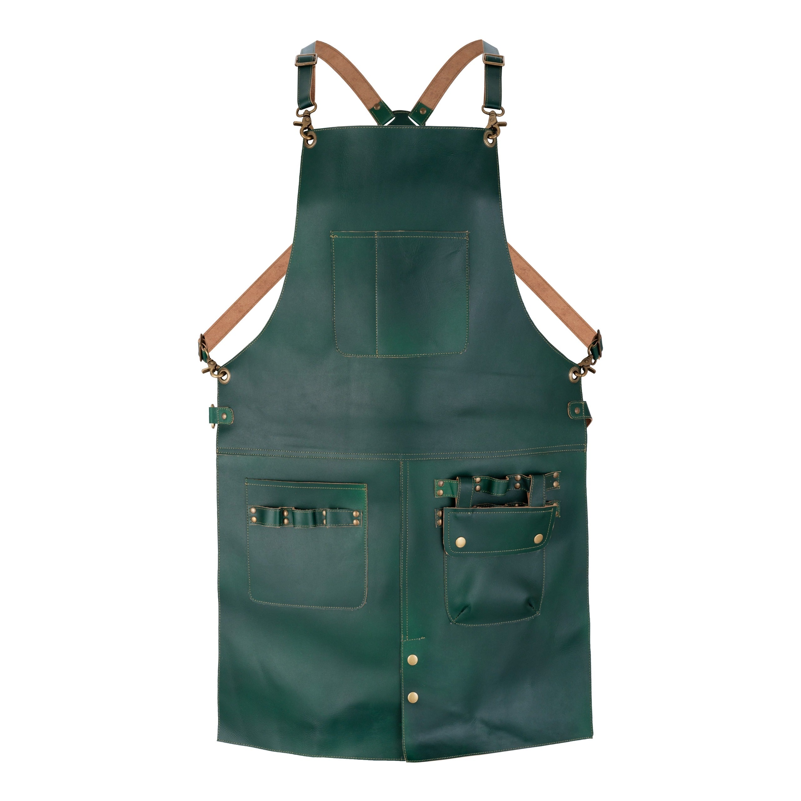 The Michigan Full Grain Leather Crossback Working Apron – UNITED