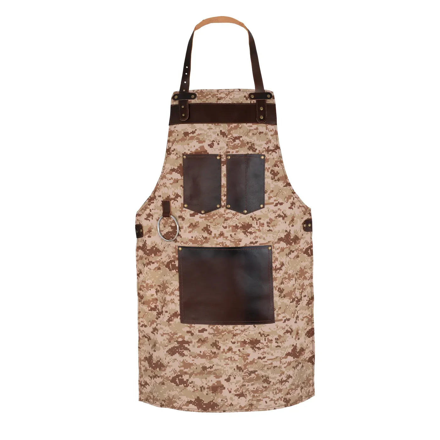 The Northumberland Canvas Camougflage Bib Apron