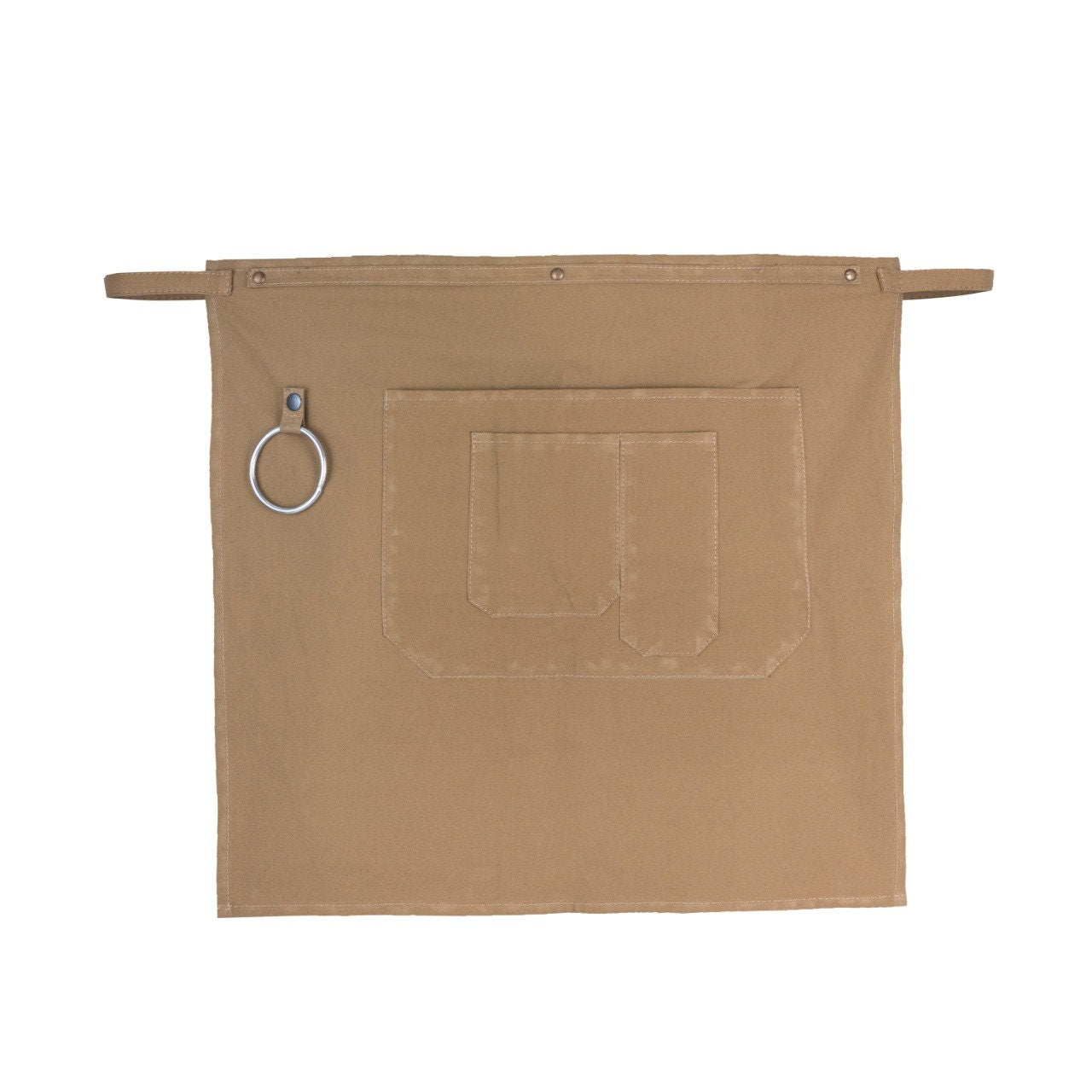 The Connecticut Washable Brown Canvas Half apron